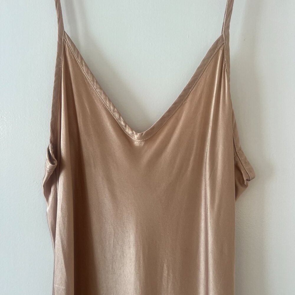 Enza Costa Bias Cut Slip Dress - beige - Picture 3 of 4